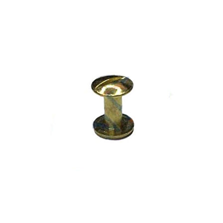 Cilt Menü, Katalog, Kartela Vidası, 9 mm - Sarı, 1 Adet TdrTR