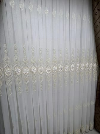 NİVEMESHOME CANSEL GOLD  1/2,5 PİLELİ TÜL PERDE