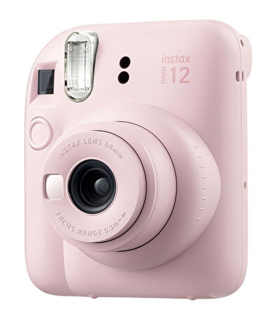 Fujifilm Instax Mini 12 Pembe Fotoğraf Makinesi ve 4'lü Renkli Lens Seti