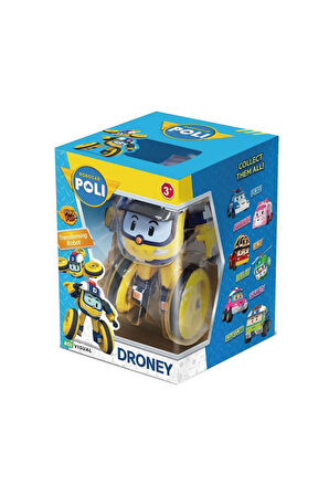 Robocar Poli Transforming Robot Figür Droney Oyuncak Dönüşebilen Robot Figür Droney Yeni Model