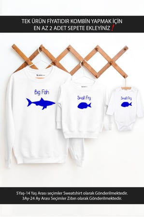 Baba Oğul Big Fish Small Fry(TEK ÜRÜN FİYATIDIR KOMBİN YAPMAK İÇİN EN AZ 2 ADET SEPETE EKLEYİNİZ)