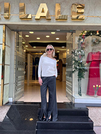 YIRTMAÇ DETAYLI PANTOLON