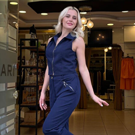 DIAGONEL KUMAŞ DAR PAÇA PANTOLON