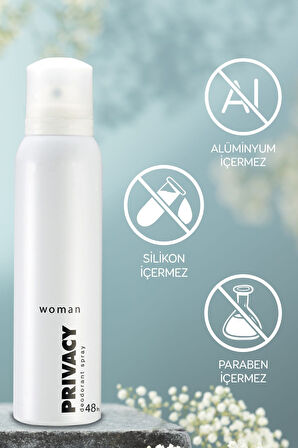 Privacy Women Kadın Deodorant 6x150ml