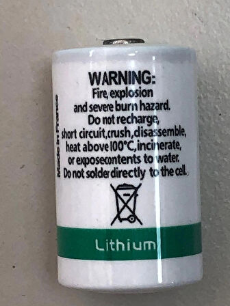 3 ADET SAFT LS 14250 3,6V  LİTHİUM PİL