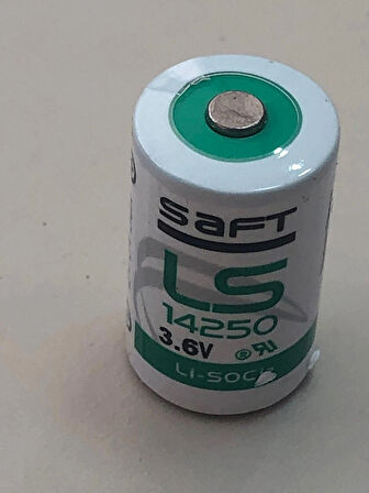 5 ADET SAFT LS 14250 3,6V  LİTHİUM PİL