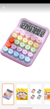 MÜKEMMEL TASARIMLI ŞIK DURUŞU İLE PEMBE RENKLİ HESAP MAKİNESİ