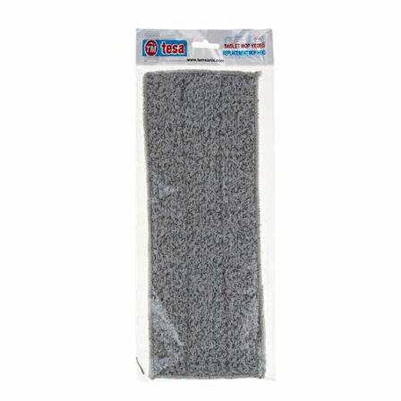 TEMSAN TESA TABLET GRİ  TEKLİ  TEMZİLİĞİN DOSTU MOP YEDEĞİ
