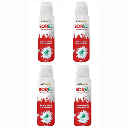 BOREL EL  DEZENFEKTANI 100 ML SPREY FORM 4 ADET