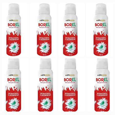 BOREL EL  DEZENFEKTANI 100 ML SPREY FORM  8 ADET