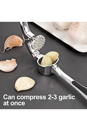 Sarımsak Ezici Paslanmaz Çelik Sarımsak Presi Pratik Mutfak Aleti