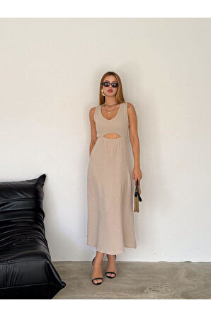 Müslin kumaş tarz elbise