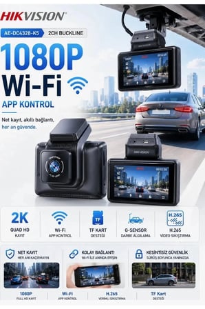 Hikvision AE-DC4328-K5 Ön ve Arka Araç Kamerası Seti