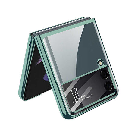 Gpack Samsung Galaxy Z Flip 4 Kılıf Renkli Sert Koruma