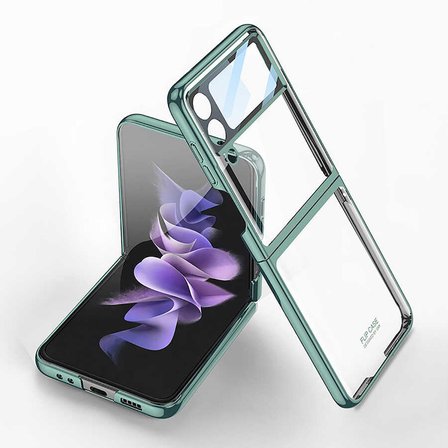 Gpack Samsung Galaxy Z Flip 4 Kılıf Renkli Sert Koruma