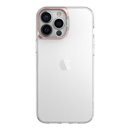 Smcase iPhone 13 Pro Kılıf Skuba PC Sert Standlı Silikon