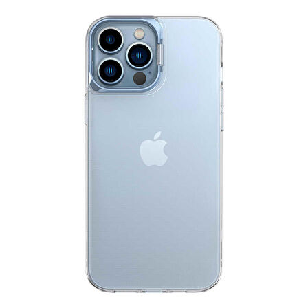 Smcase iPhone 13 Pro Kılıf Skuba PC Sert Standlı Silikon