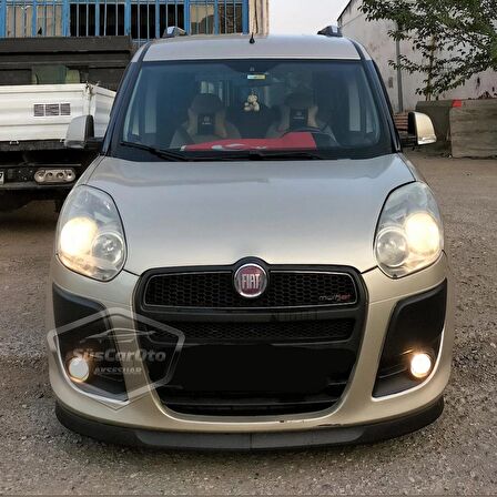 Fiat Doblo D3 2010-2015 Uyumlu Üniversal Astra H lip Esnek Ön Lip 2 Parça Tampon Altı Dil Karlık Ön Ek