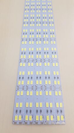 5’Lİ 5630 12V 100CM/144 LED ÇİFT SIRA İÇ MEKAN ÇUBUK LED GÜNIŞIĞI