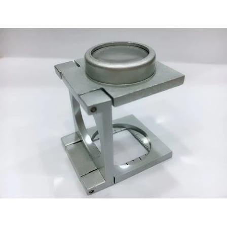 20 Mm Büyüteç Lup Dokumacı Büyüteci Full Çelik Katlanabilir Th9007a