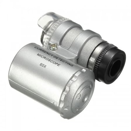 Iphone5 Için Uyumlu Kapaklı Lens Mikroskop Taşınabilir Mini Cep Boyutu Led Mikroskop No.9882ip5ii