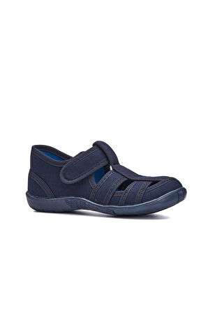 Günlük Unisex Çocuk Sandalet Esnek Kaymaz Taban Keten Cırtlı Yazlık Ev Okul Kreş Ayakkabı 143