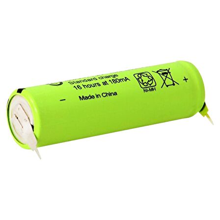 GP 180AAH 1.2 VOLT 1800 MAH DÜZ KAFA PUNTALI ŞARJLI AA KALEM PİL
