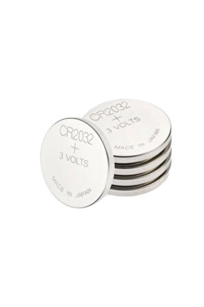 Batteries CR2032 Lityum Düğme Pil, 3 Volt, 5'Li Kart - EGC-6
