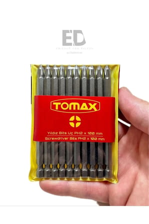 TOMAX YILDIZ BİTS UÇ PH 2 100 MM 10 ADET