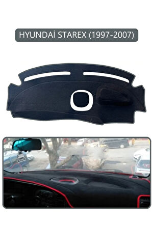 Hyundai Starex 1997-2007 Torpido Koruma  Halısı -  Gri Kenar