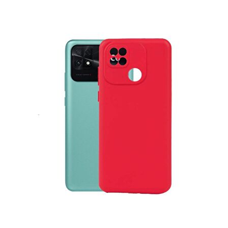 Smcase Xiaomi Poco C40 Kılıf Kamera Korumalı Biye Silikon