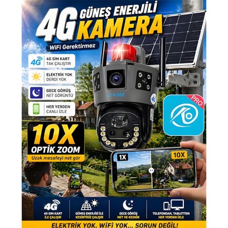 O-Kam 6020 Solar IP Güvenlik Kamerası