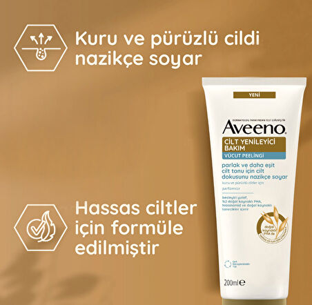 Aveeno Renewal Vücut Peelingi 200 ml
