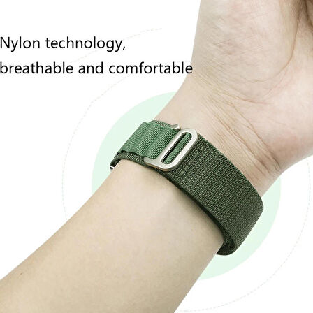 Gpack Huawei Watch 3 Classic Kordon Ayarlanabilir Kademeli Naylon HS25