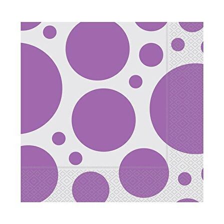 PEÇETE KARIŞIK PUANTİYE LİLA 20'Lİ