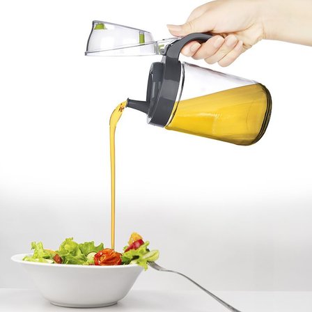 Cam Yağdanlık - Kulplu Sirkelik Sosluk 660ML (1440)