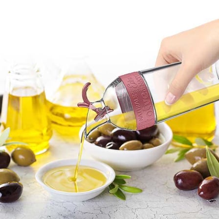 Cam Yağdanlık Fresh Ölçülü Yağ Şişesi Yağdanlık (1440)