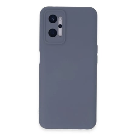 Realme 9i 4G Kılıf Nano içi Kadife Silikon - Gri