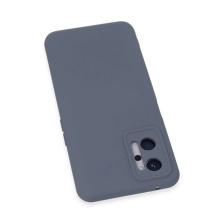 Realme 9i 4G Kılıf Nano içi Kadife Silikon - Gri