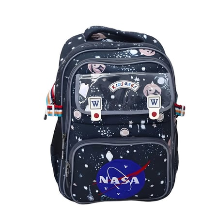 NASA Temalı 3'lü İlkokul Çanta Seti - Peluş Oyuncak Hediyeli