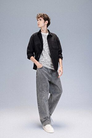 DeFacto Regular Fit Polo Yaka Uzun Kollu Gömlek D2622AX24AUAR104