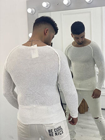 Kazak Slim Fit Triko Dar Kesim Kazak