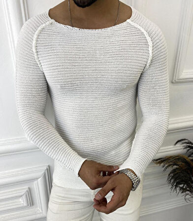 Kazak Slim Fit Triko Dar Kesim Kazak