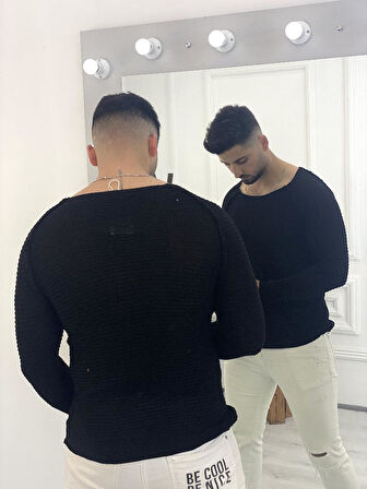 Kazak Slim Fit Triko Dar Kesim Kazak