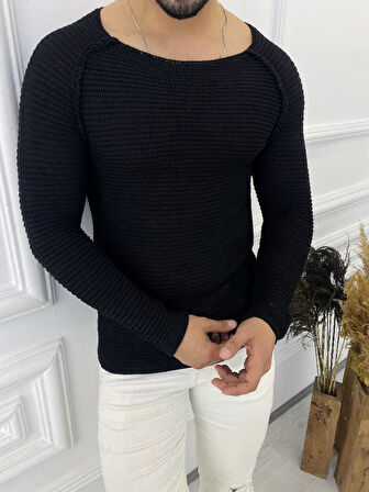 Kazak Slim Fit Triko Dar Kesim Kazak