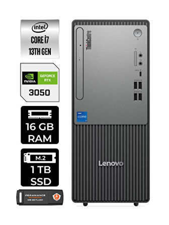 Lenovo ThinkCentre Neo 50T G5 i7 13700 16GB 1TB SSD RTX3050/6GB W11H Masaüstü Bilgisayar &PER4 USB
