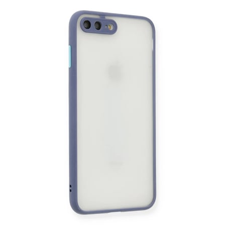Apple iPhone 7 Plus Kılıf Montreal Silikon Kapak - Gri