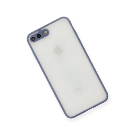 Apple iPhone 7 Plus Kılıf Montreal Silikon Kapak - Gri