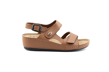 ComfortOrtho Rahat 1818 – Ortopedik Vegan Deri Kadın Sandalet
