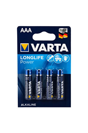 Longlife Power Ince Kalem Pil 4"lü